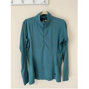 Mountain Hardwear Teal Zip up (L)